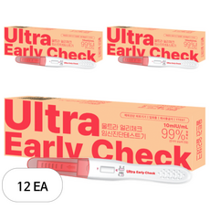 수젠텍 울트라 얼리 체크 임신테스트기, 1개입, 12개