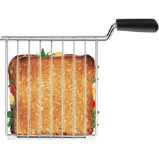 듀얼릿 디자인 시리즈 샌드위치 케이지 2개입 라이트 도무스 토스터용 토스터에서 간편하게 토스트 만들기 물받이 트레이 포함 233454, 듀얼릿 디자인 시리즈 샌드위치 케이지 2개입 (라이트