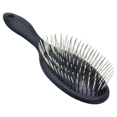 【神寶寵物】蓬鬆美容梳 長毛寵物專用 氣墊柄梳 開結梳 拆結梳 柄梳 寵物梳 貓梳 狗梳 寵物美容, 粉紅色, 1個