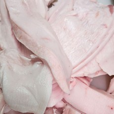 국내산 덩어리 돼지지방 비계 돼지기름 돈지 라드유, 5개, 500g