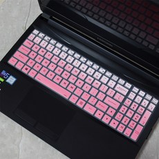호환 실리콘 노트북 키보드 커버 프로텍터 스킨 GIGABYTE A5 X1 GIGABYTE A5 K1 G5 GD Schenker XMG Pro 15 Clevo PC50HS-D 15, [08] fadepink