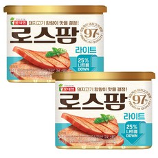 롯데햄 로스팜 라이트, 340g, 2개