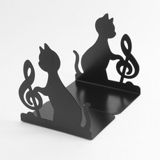 음악하는 고양이 북엔드 2p세트 L자형 책지지대 dmt+38832de