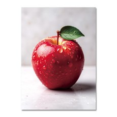 고급 과일 액자 현관 거실 주방 액자 사과 포도 과일 바구니 그림, 사과4