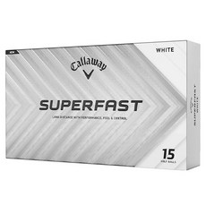 Callaway 卡拉威 SuperFast 高爾夫球, 1個, 12入, 白色