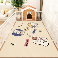 에스이스타 강아지미끄럼방지장판, 1개, 작은 토끼 생활 A