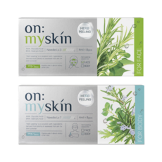 온마이스킨 얼굴용 바디용 세트 on:myskin for face for body 마이크로니들 모공각화증 오돌토돌 피부 관리, 16개, 4ml