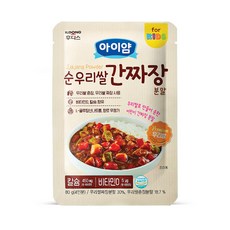 일동후디스 아이얌 순우리쌀 간짜장 파우더, 1개, 짜장맛, 80g