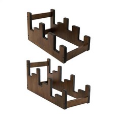 나무 다층 기타 스탠드 스튜디오 공연 홈 데코용 일렉트릭 전시 랙, 1개