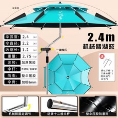 간편 테이블 카트 그늘막 파라솔 1 캠 웨건 대형 2m 2.0-오동쌀, 1개, AJ. 8 세대 12 가장자리 방지 로터 로봇 전체 막