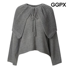 GGPX 지지피엑스 벌집 랩 세트 울 니트 GQ2KP008B