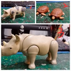 Playmobil 摩比人-犀牛豬龜, 1個, 龜