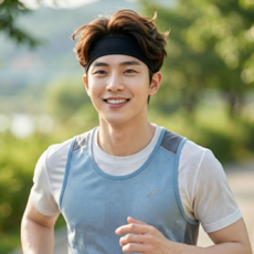남녀 러닝 요가 스포츠 헤어밴드 3개세트, 1세트, 블랙 / 블랙 / 블랙