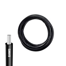 세인테크 실리콘 케이블 전선 8 6 4 2 AWG 8 16 25 35 SQ DIY 배선 차량 배터리 인버터 파워뱅크, 6AWG, 5m, 검정(Black)
