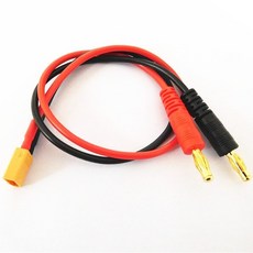 (당일발송)AM-9015 XT30 to Banana Plug Charge 충전 케이블, 1개