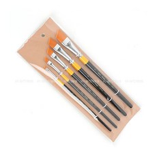 화홍 다용도 디자인붓 972 5본조 /구성붓/사선붓, 1세트