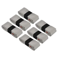 쿠쿠스토어 /12pcs 43.3 "테니스 라켓 그립 테이프 PU 오버 신축성있는 미끄럼 방지 흡수 땀 배드민턴 낚싯, 11 Grey pcs