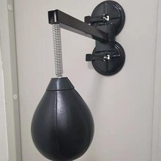 速度球 拳擊訓練器 桌面拳擊機 彈力球 健身搏擊 發洩解壓球, 大吸盘黑色色