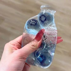 과일 보틀 슬랑이 수제 말랑이, 블루베리, 1개, 블루베리 × 1개