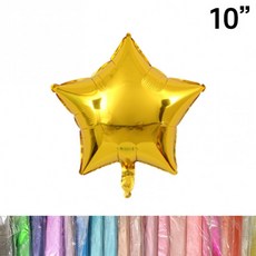 별은박풍선 10인치 파티용품 이벤트 생일 돌잔치 꾸미기 인테리어 디자인 소품 촬영 홍보 장식 프로포즈, 1개, 화이트