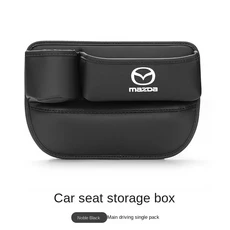 마쯔다 2 3 5 6 스랙티브 악셀라 아텐자 CX30 CX5 CX8 CX9 MX5 RX8 RX7 BT50 차량용 시트 틈새 수납함 내부 액세서리, Left Black
