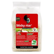 Autour du Riz 오뚜흐 뒤 히 스티키 트레이드 스팀 쌀, 4개, 500g