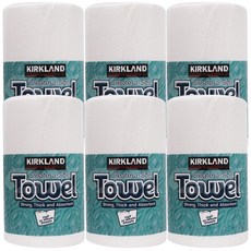 커클랜드 주방타올 키친타올 140매, 6개
