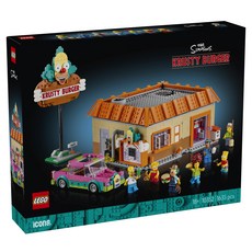 LEGO Icons系列 辛普森家庭 克拉布漢堡 10352, 混色, 1個