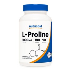 뉴트리코스트 L-프롤린 1000mg 캡슐, 1개, 180정