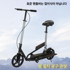 2륜 걷는 자전거 스텝 공원 이륜 브레이크 어르신 레저 야외 마실 성인용 워킹 산책 유산소, 포함 쿨블랙 비접이식 없음 포함, 기본 모델명/품번