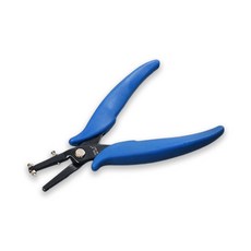 EZmakeit多功能打孔鉗，皮革紙張塑膠打孔工具，省力舒適，DIY手工藝必備, 1個, 藍色