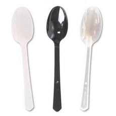 일회용 숟가락 개별포장, 흰색, 100개입, 1개
