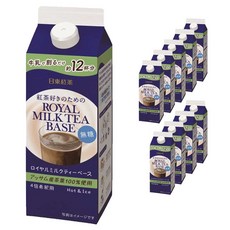 닛토홍차 로열 밀크티 베이스, 10개, 480ml