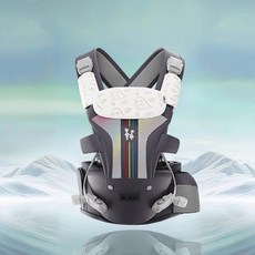 Love bb&u 愛蓓優 嬰兒腰凳揹帶 二合一前後兩用, 深空灰