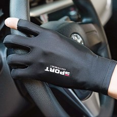 쿨 손가락 장갑 햇빛차단 등산 운전 낚시 DD-12346 미끄럼방지 여름날 드라이빙 버스기사 화물연대, S, S