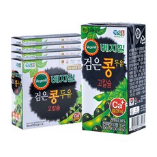 검은콩 고칼슘 베지밀 190ml 64입 국산 천연 두유 대용량 몸에좋은간식, 64개