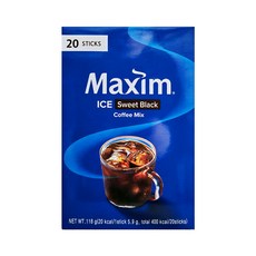동서 맥심 아이스 스위트블랙 커피믹스 20T, 1개, 20개입, 11.8g