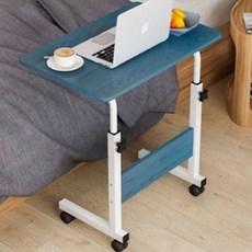 가팡 원목 스탠드 책상 6040, 블루