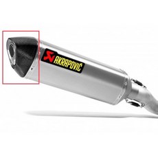 Akrapovič 六角排氣管碳纖維尾蓋 維修替換件, 1個