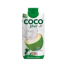 Cocoplus 天然椰子水, 24個, 330ml