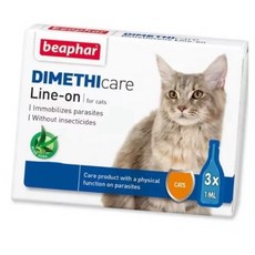 Beaphar 樂透滴靈靈 天然蘆薈配方 貓用/小型犬/中大型犬滴劑, 1個, 【滴靈靈】 貓用1盒/1ml*3管, 1ml*3管