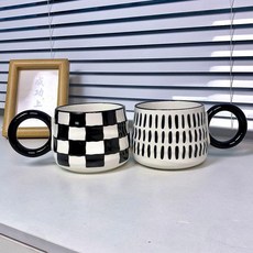 漱口杯 情侶牙刷杯 家用洗漱杯 衛生間牙杯, 1個, 格紋+豎紋-漱口杯, 格紋+豎紋