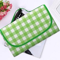 대형 접이식 해변 휴대와 보관이 간편 8인용 피크닉 매트, 그린