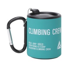 블랙야크 카라비너러버머그B(207ml) 등산 및 각종 야외활동에 어울리는 미니 이중컵 2BYXXXU937, GREEN, 1개