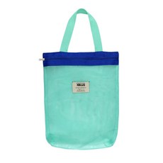 XBL-6700-민트블루 파스텔 오리발 망사가방, 민트블루