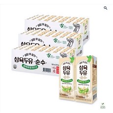 삼육두유 순수 190ml x 24 x 3