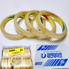 커터기 리필 투명 절테이프 4절 12mm 40개 강력접착 국내산, 상세페이지 참조, 1개