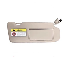 혼다 CRV 2017 2022 벨트 메이크업 미러 햇빛 가리개가 있는 자동차, 04 BEIGE RIGHT