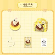 치이카와 푸딩 무드등 우사기 피규어 램프 수면등, A