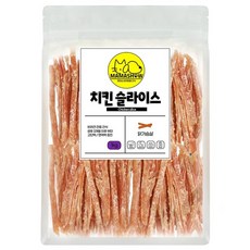 마마쇼 건강한 반려동물 간식, 1kg, 1개, 치킨슬라이스